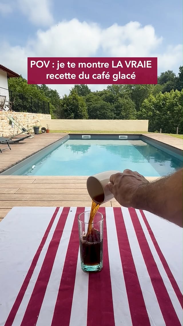 Publication Instagram @foiegraschapitre — recette café glacé